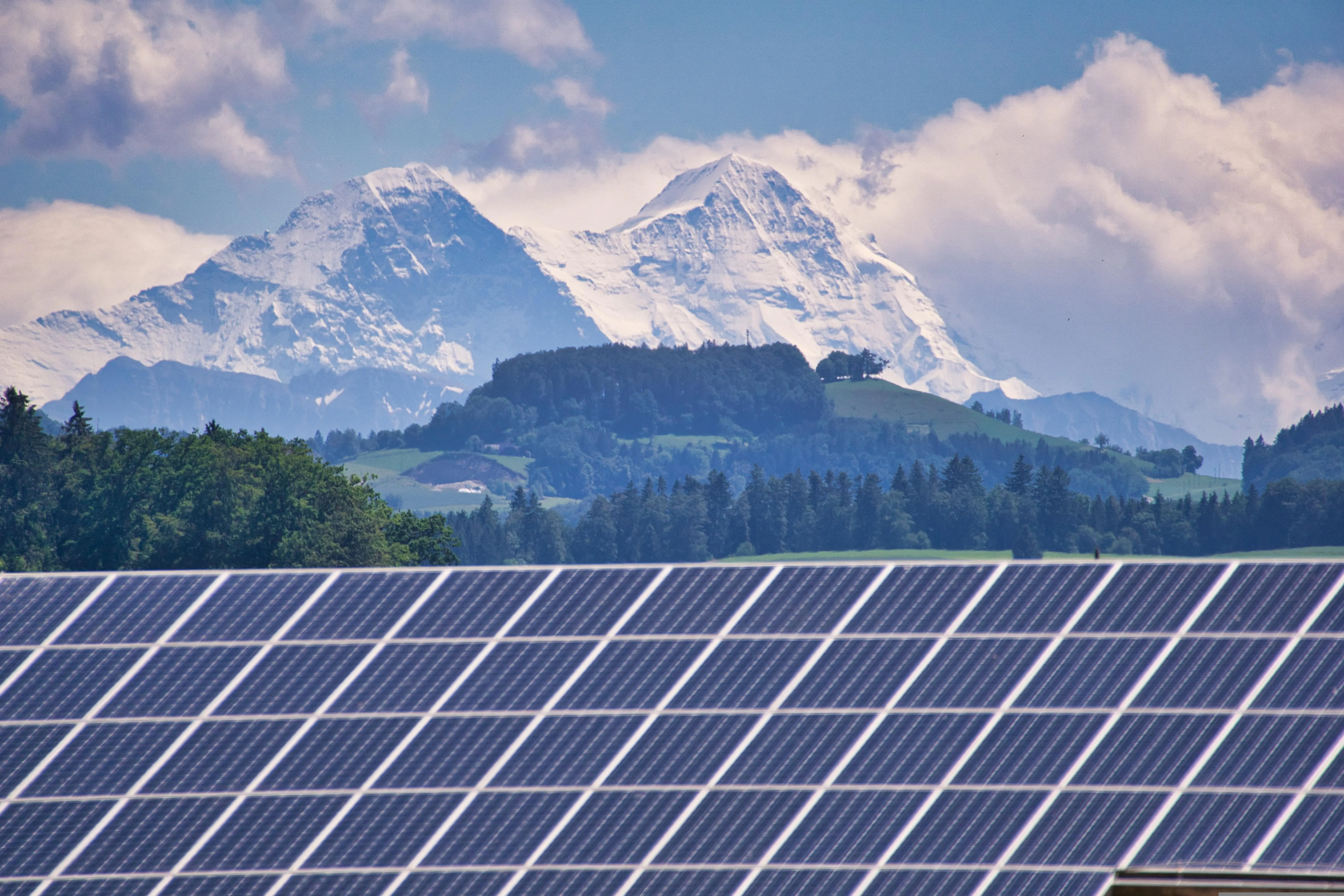 Photovoltaik-Anlage auf einem Dach